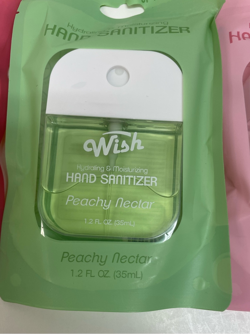 Wish Peachy Nectar & Fruit Punch Hydrating Hand Sanitizer Set of 2